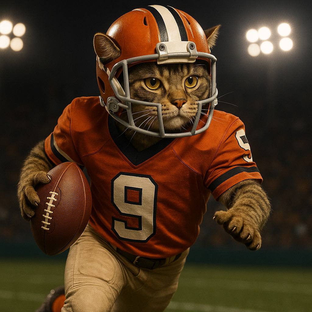 Superbowl Cat - NFL AI Mascot